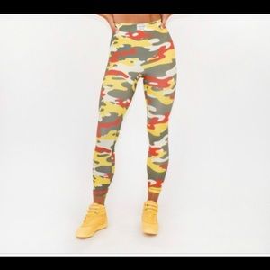 Adam Selman Sport Faded Camo Assential Leggings